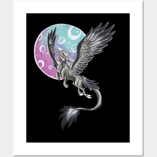 Flying Griffin Posters and Art